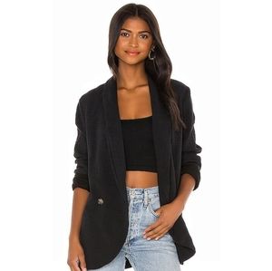 NEW Free People | Rowan Black Light Blazer L